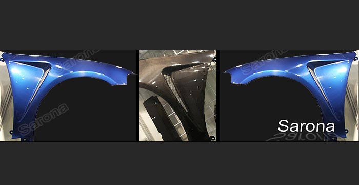 Custom Acura RSX Fenders  Coupe (2002 - 2007) - $249.00 (Manufacturer Sarona, Part #AC-006-FD)